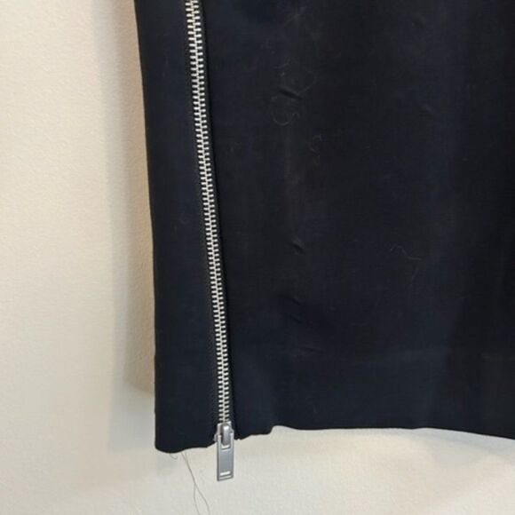 COS Zippered Side Detail Black Long Sleeve Mini Dress- Size 4 - Picture 4 of 9